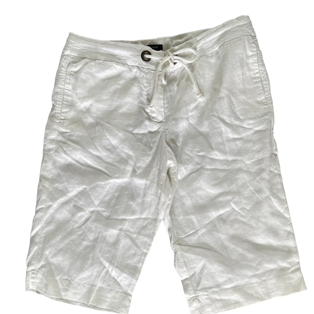 J.Crew City Fit Linen Shorts - Picture 3 of 9